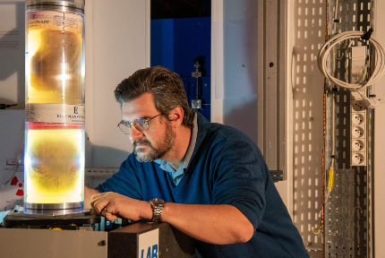 Paul Tafforeau, scientifique de l'ESRF. © ESRF