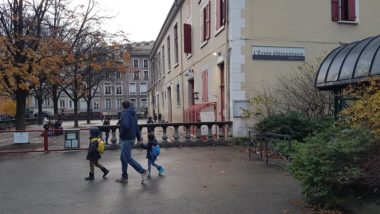 L'école élémentaire Jardin de ville, décembre 2020 © Séverine Cattiaux - Place Gre'net