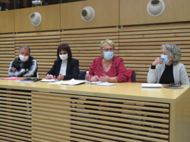 Création d'un collectif échirollois pour le droit à l'alimentation le jeudi 3 décembre2020. © Tim Buisson – Place Gre’net