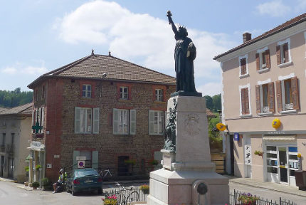 La statue de la liberté de Roybon. © Ville de Roybon