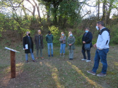 biodiversité au Pont-de-Claix : partenariat avec la LPO Les élus et membre de la LPO. © Tim Buisson – Place Gre’net