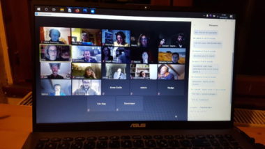 Les membres de l'association en réunion via Zoom. Photo DR
