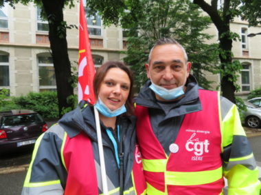 Laurie Géronimo et Didier Balmand. © Tim Buisson – Place Gre’net