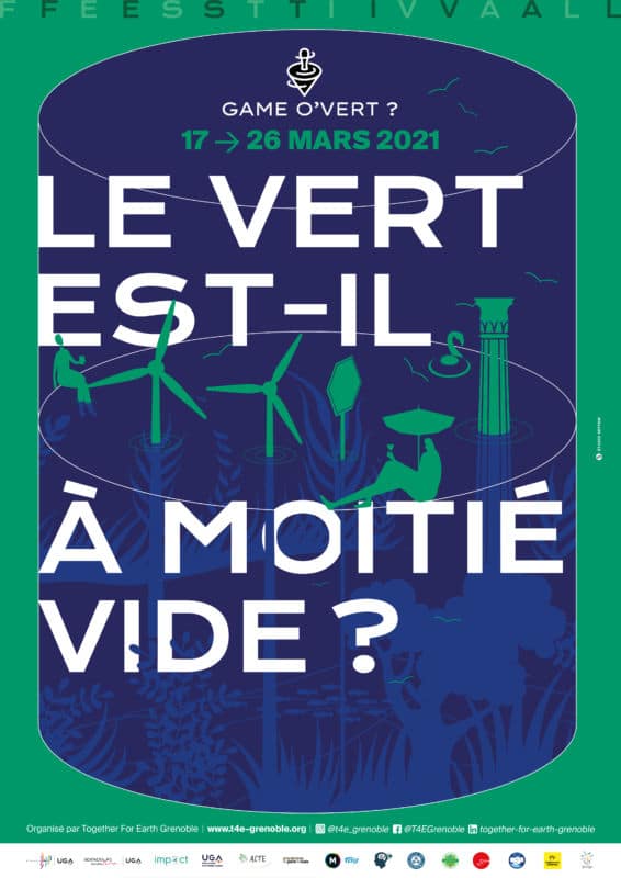 Affiche du festival Game O'vert ? organisé par l'association Together For Earth