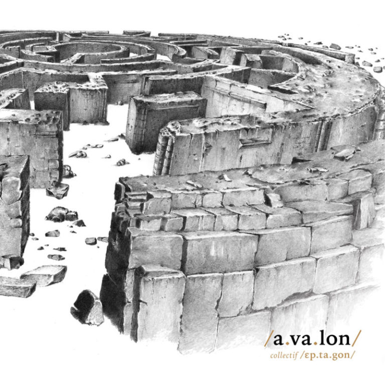Couverture de l'album a.va.lon du collectif Eptagon