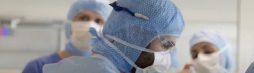 Hôpital sud à Echirolles (Image vidéo « 50 ans de l'Hôpital Sud » : https://www.youtube.com/watch?v=eDkMmxwVpHE)
