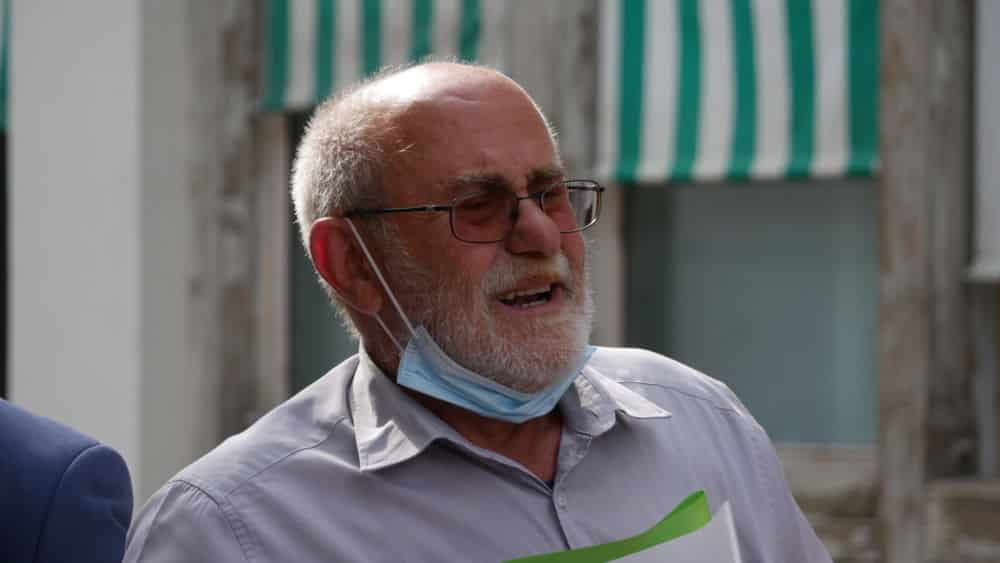 Pascal Caluori, président du Fournil à l'inauguration des nouveaux locaux le 28 juin 2021