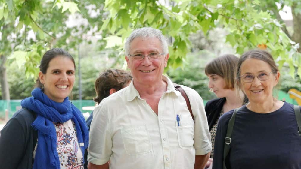 Léa, Alain et Marielle, les trois porteurs du projet Handiparc, lauréat du budget participatif 2018 (c) Ilan Khalifa--Delclos | Place Gre'net