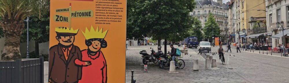 Des notes médiocres (et en baisse) pour Grenoble au Baromètre des villes marchables 2023