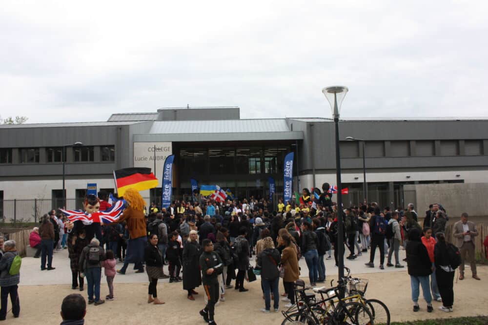 Inauguration Collège lucie aubrac 6 mai 2022 © Elias Muhlstein - Place Gre'net