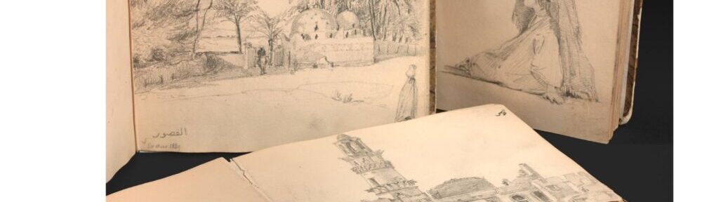 Musée Champollion: le Département acquiert des carnets à dessins datant de l'expédition égyptienne