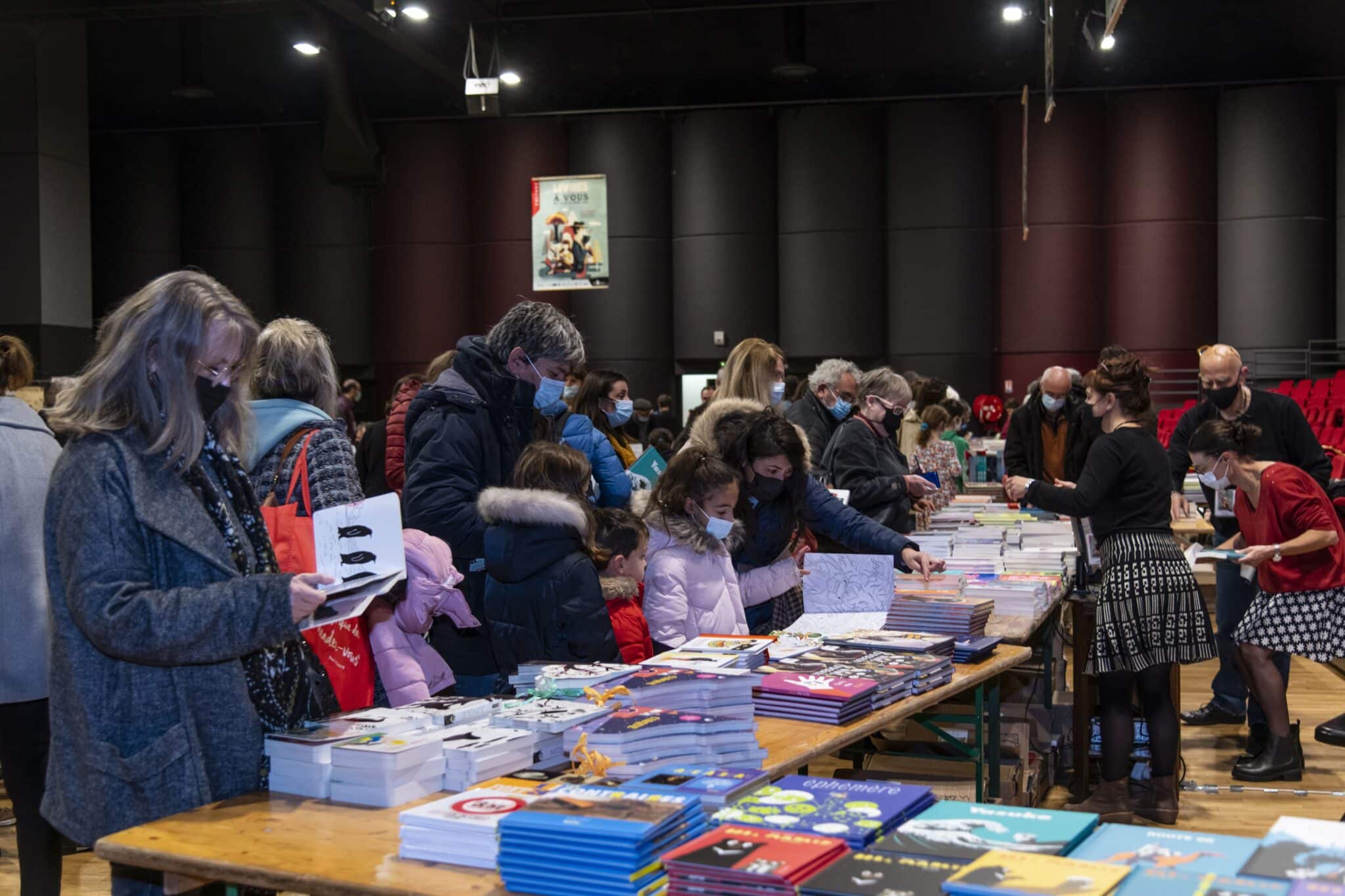 Le festival Livres à vous a choisi le Grand Angle de Voiron comme camp de base pour son édition 2022 - la quatorzième depuis sa création. ©Aymeric Bisio