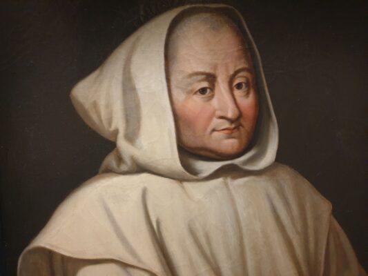 L'exposition ' Chartreuses ' s'intéresse aussi au personnage de Dom Innocent Le Masson (1627-1703).. Cet ancien prieur de la Grande Chartreuse utilisait les tableaux pour suivre les chantiers de construction, d'agrandissement ou de rénovation des monastères. © Martin de Kerimel - Place Gre'net