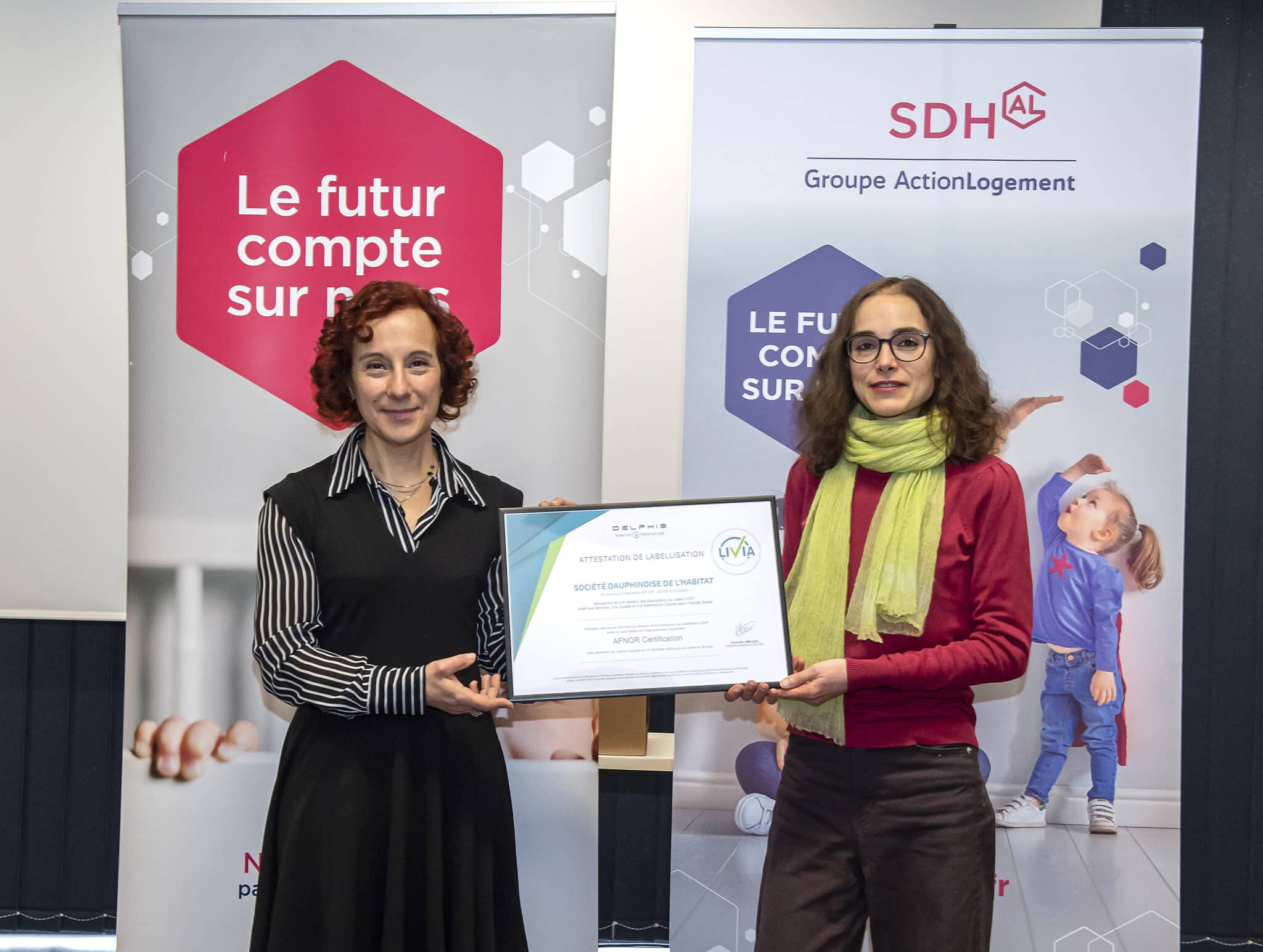 La Société dauphinoise pour l'habitat obtient le label Livia, dédié à la qualité dans la relation avec les locataires
