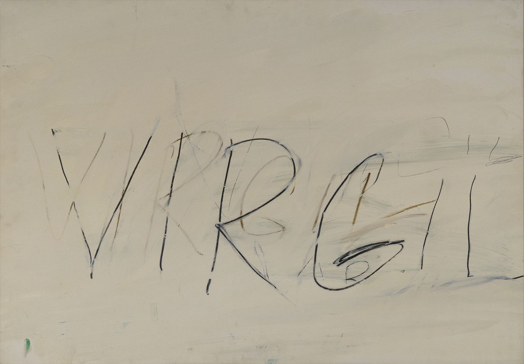 Virgil - 1973 © Cy Twombly Foundation (photo : Belisario Manicone)