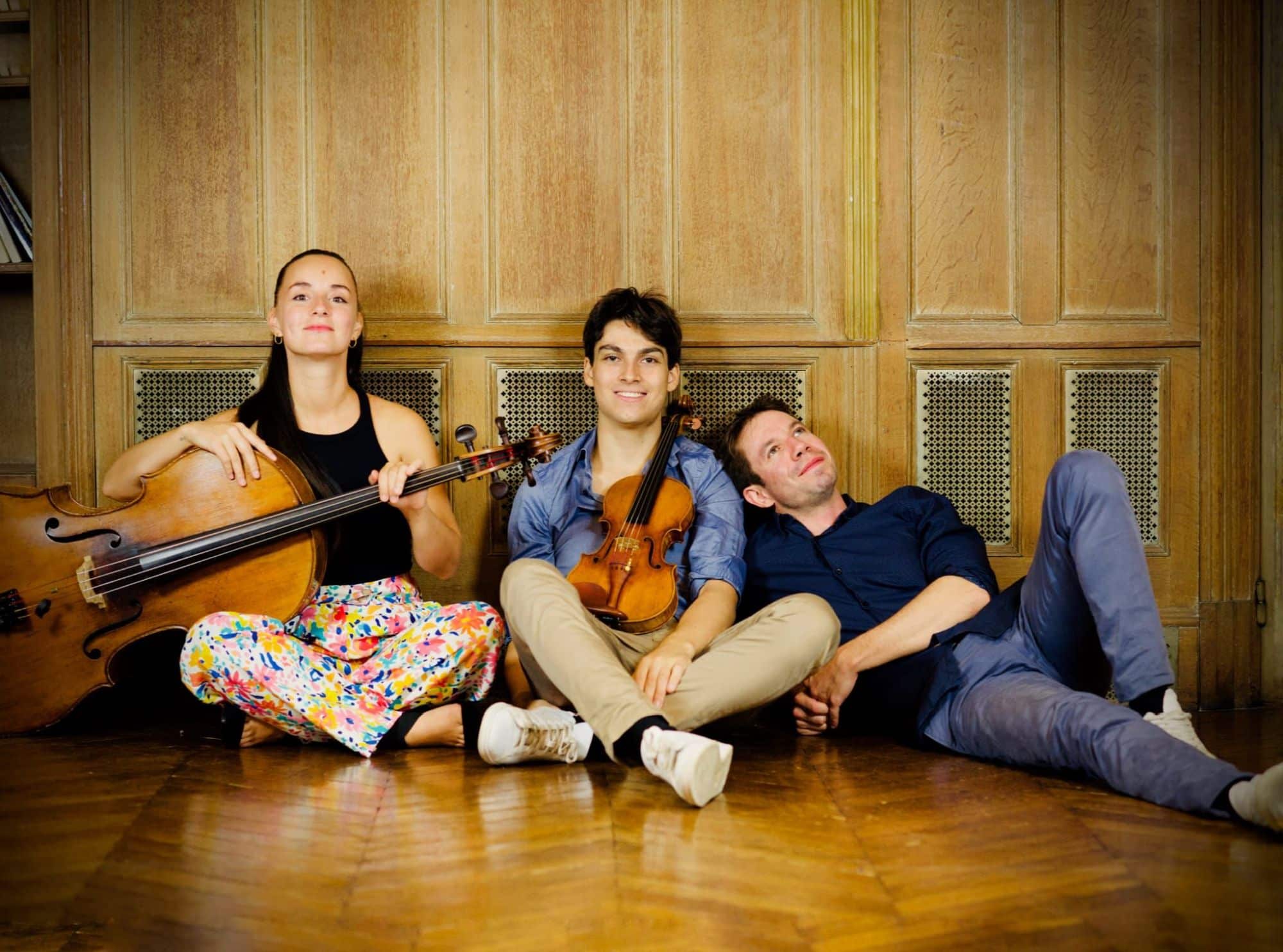 Musée en musique a choisi d'inviter deux fois le Trio Metral au cours de sa saison 2023-2024. Première représentation de ces jeunes musiciens le 12 octobre avec un programme de musique française. © Philippe Le Faure
