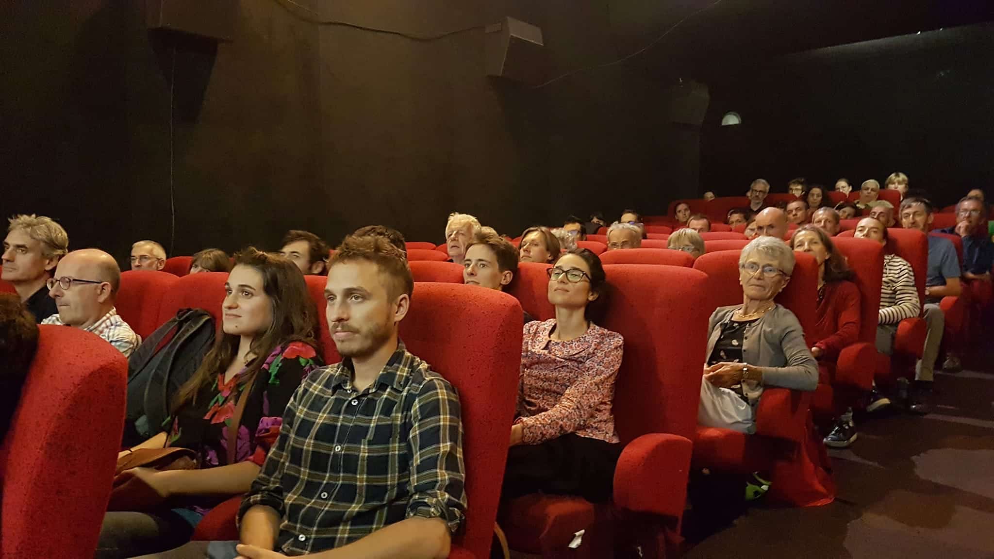 Soirée projection du documentaire "Les roues de l'avenir" en présence de Charlotte Brunier et Romain Mercieux, coréalisateurs, une soirée en partenariat avec l'ADTC, 14 septembre 2023 © Séverine Cattiaux - Place Gre'net