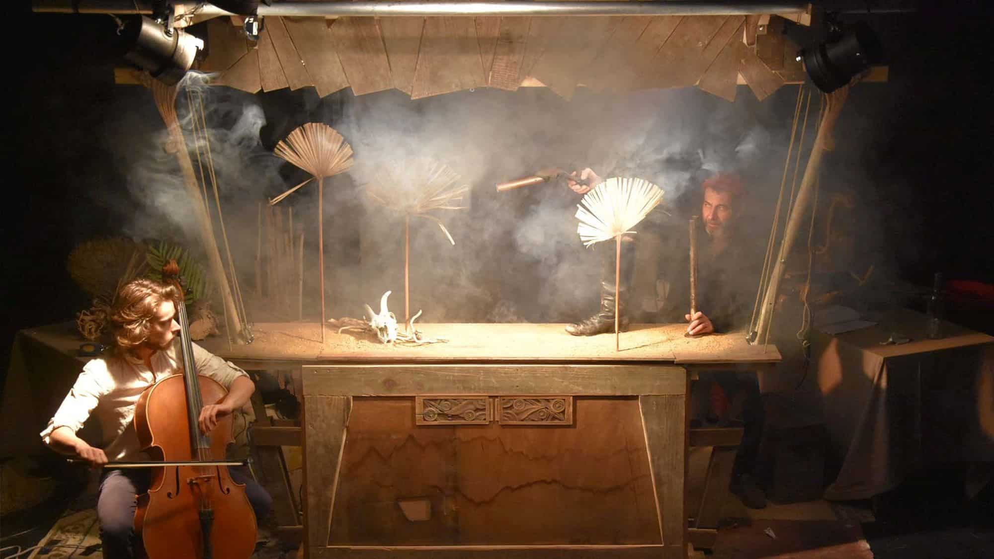 L'édition 2023 des Théâtrales du Vercors accueille notamment le spectacle L'île au Trésor, de la compagnie tarnaise 9 Thermidor. Une attrayante relecture du roman de Robert Louis Stevenson, en version théâtre d'objets. DR