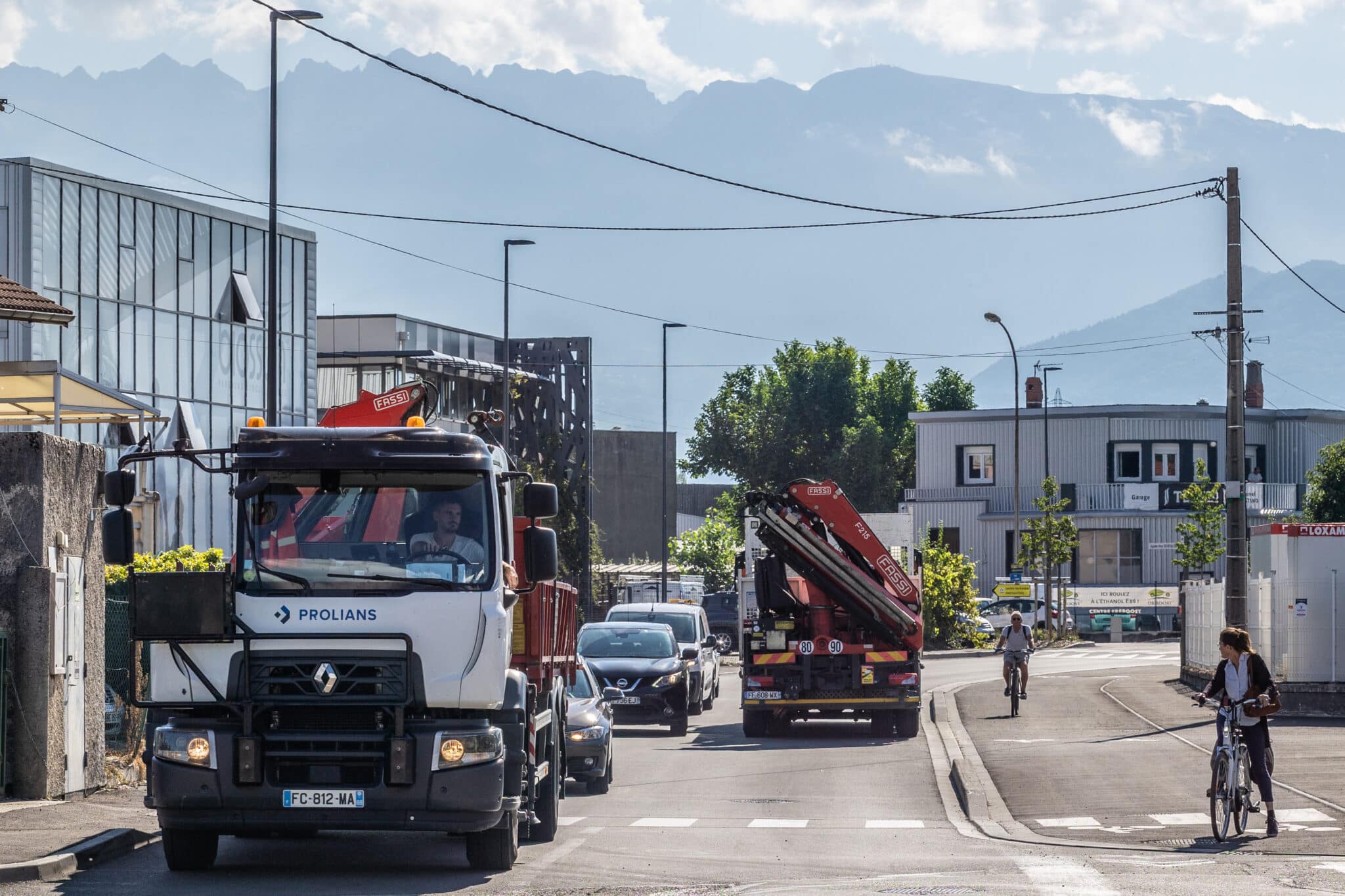 Inauguration avec les élus et les techniciens des travaux de la zone d'activités économiques de l'Argentière sur Fontaine-Sassenage©GrenobleAlpesMétropoleClaraGoubault