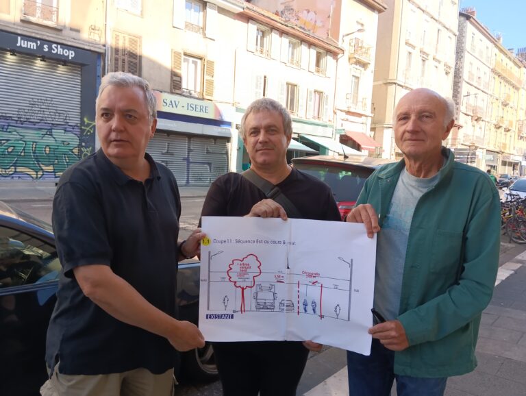 Les Unions de quartier opposées au sens unique cours Berriat lancent leur pétition et écrivent à Éric Piolle