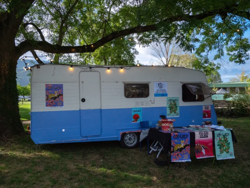 La Ciné-caravane, une caravane réinvestie en salle de projection, sera une nouvelle fois de sortie.