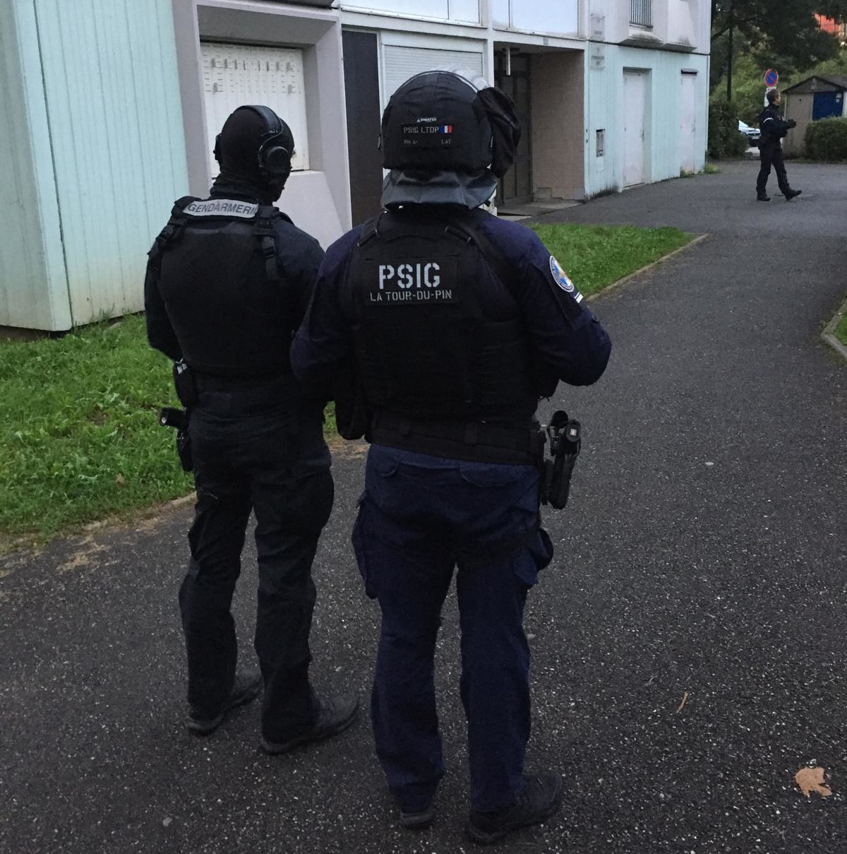 Les gendarmes du groupement de gendarmerie départementale au cœur de l'action. © Gendarmerie nationale.