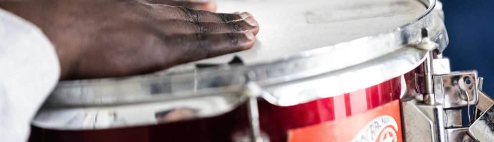 Un atelier percussion est proposé pour la semaine mondiale des sourds, à Grenoble. ©ASG-38