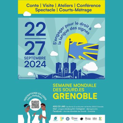 La semaine mondiale des sourds à Grenoble se déroule jusqu'au 27 septembre. ©ASG 38