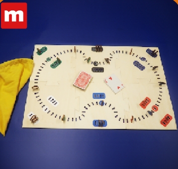 Parents et enfants pourront réaliser ensemble un jeu de tock. ©La Casemate