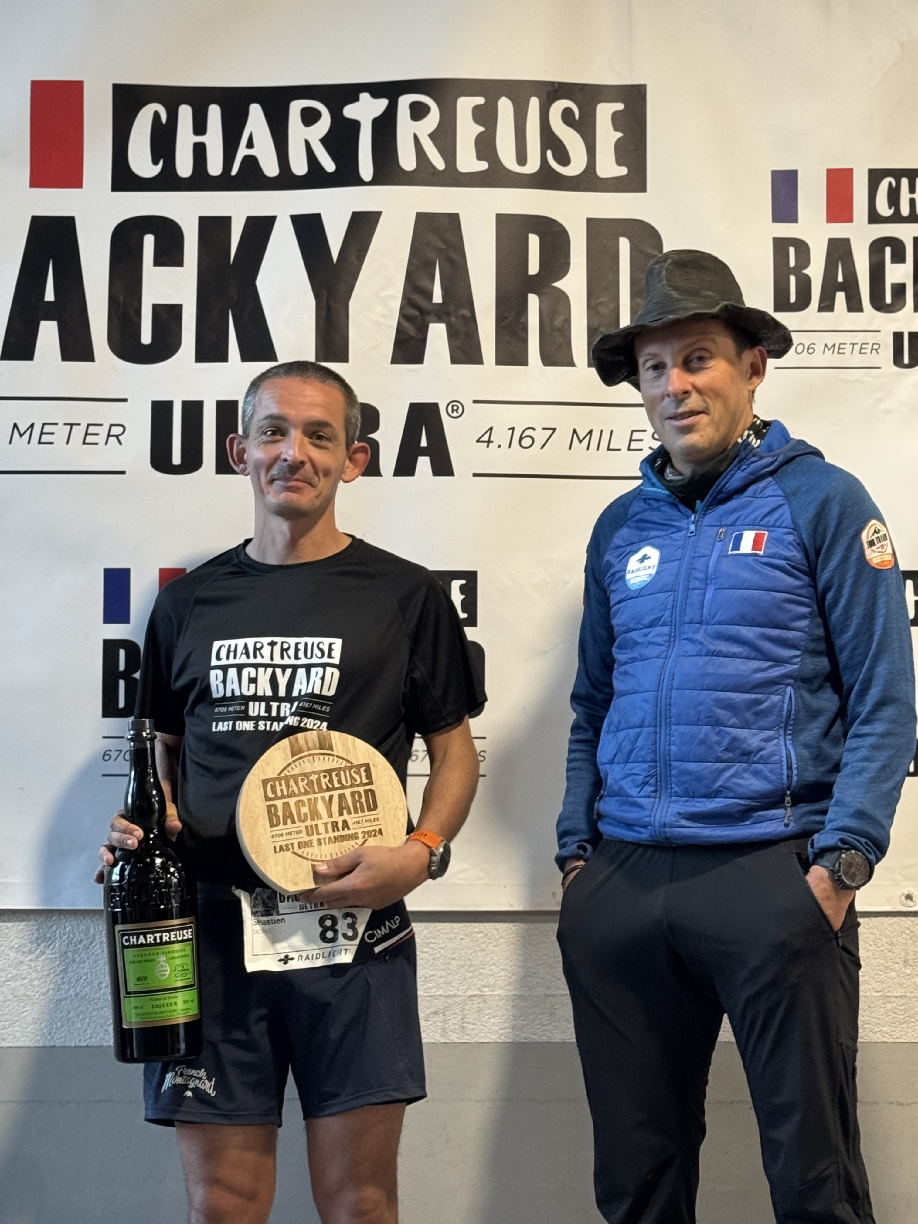 Sébastien Despras a remporté le Chartreuse Backyard Ultra 2024. © Chartreuse Backyard Ultra