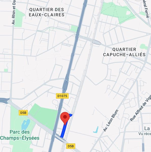 Un homme de 32 ans a été blessé au niveau du thorax à Grenoble, le 1er novembre 2024. La scène s'est déroulée rue capitaine Belmont, dans les quartiers sud de la ville. © Google Maps