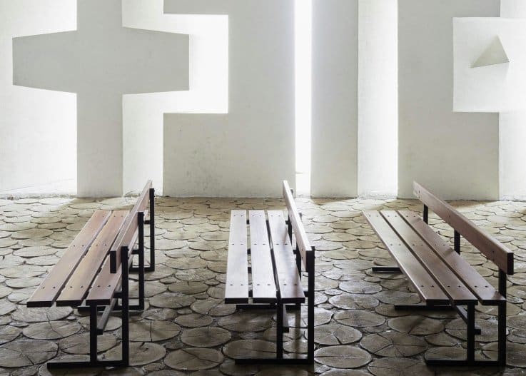 Exposition de Béton et de lumière - Un inventaire du patrimoine religieux du XXe siècle. © Département de l'Isère