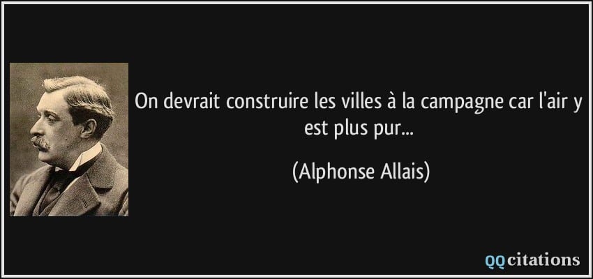 Alphonse Allais, humoriste du 19ème siècle ... et gourou de la majorité qui décide à Grenoble. © DR