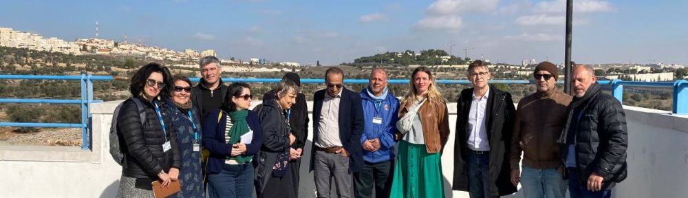 Déplacement Ecologistes Israël et Palestine UNRWA © Guillaume Gontard