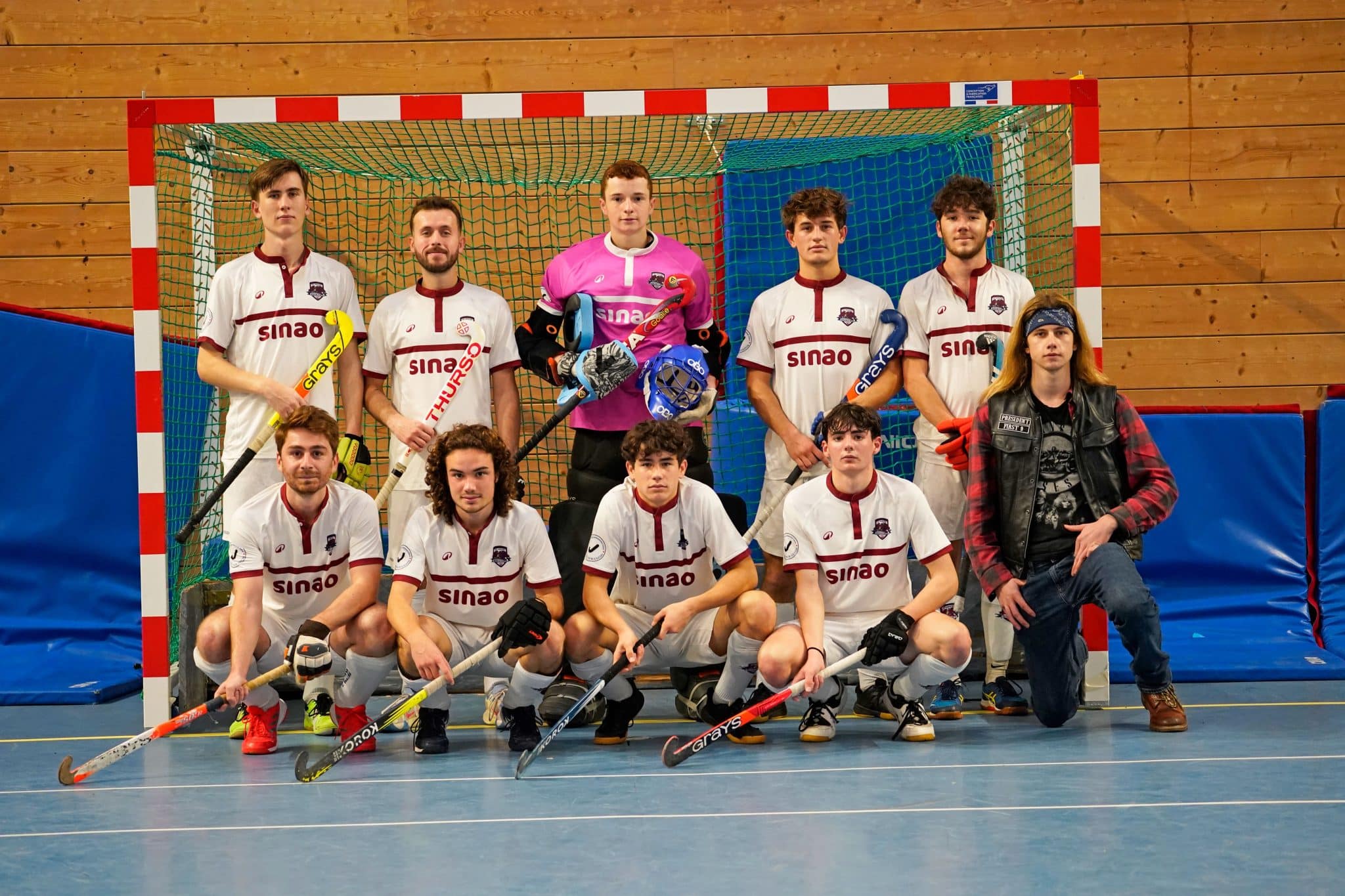 L'équipe de nationale 2 masculine du hockey club de Grenoble. © Hockey club de Grenoble