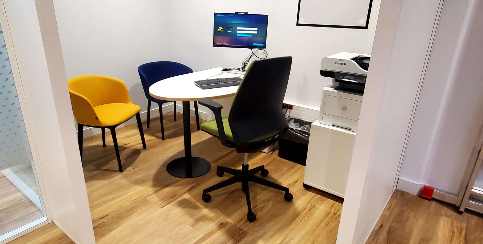 bureau de Poste De nouveaux bureaux permettront des rendez-vous dans plus de confidentialité. © Morgane Poulet - Place Gre'net