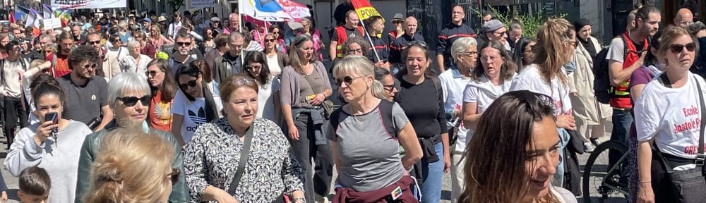 Nouvelle journée de grève et de manifestation jeudi 2 octobre 2025 à Grenoble (et ailleurs) à l'appel des syndicats