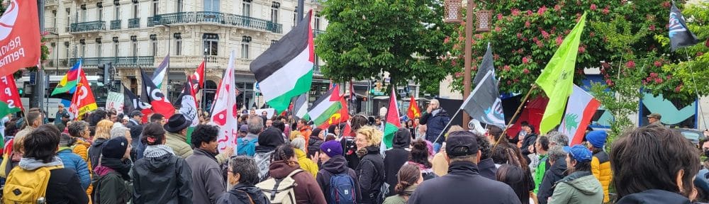 Une centaine de personnes rassemblées à Grenoble contre la procédure de dissolution du collectif Urgence Palestine