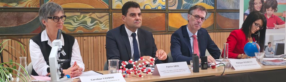 Philippe Dulbecco, recteur de l'Académie de Grenoble a présenté les grandes orientations de la rentrée scolaire 2025-2026. © Joël Kermabon - Place Gre'net