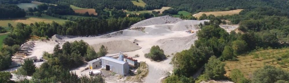 La carrière de matériaux alluvionnaires de Saint-Jean-d'Hérans. DR