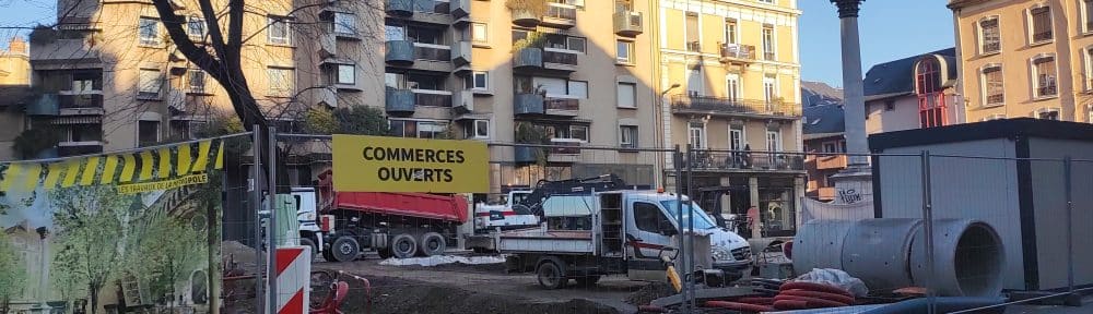 La demande de modification du calendrier des travaux place de Metz à Grenoble rejetée par le conseil municipal
