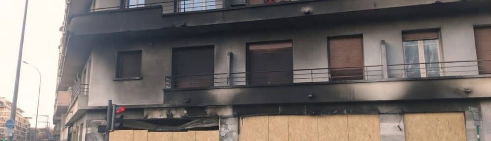 Incendie boucherie hallal, 25 février 2026. © Maureen Dufournet - Place Gre'net