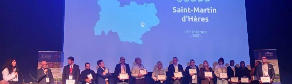 Six communes iséroises consacrées villes Internet 2026