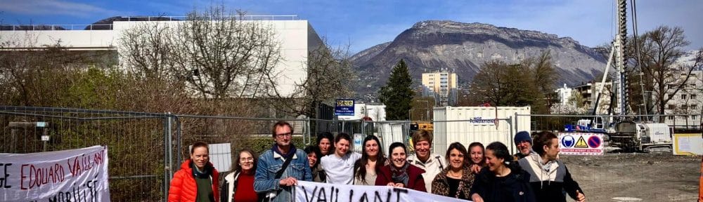 Grève au collège Édourad Vaillabt de Saint-Martin-d'Hères. DR