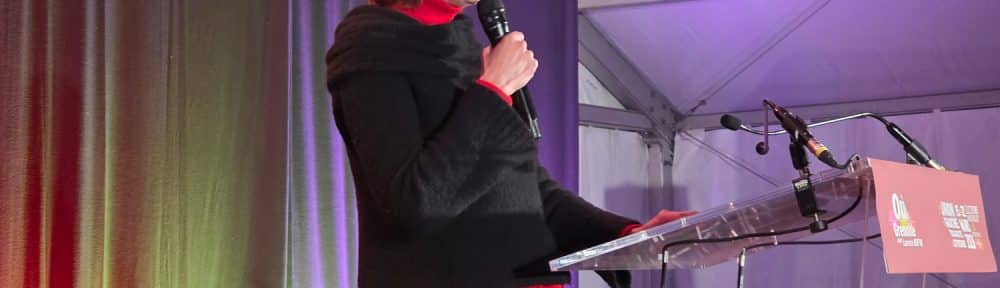 "Quand on s'engage, on est redevable d'un retour", déclare Laurence Ruffin. © Florent Mathieu - Place Gre'net