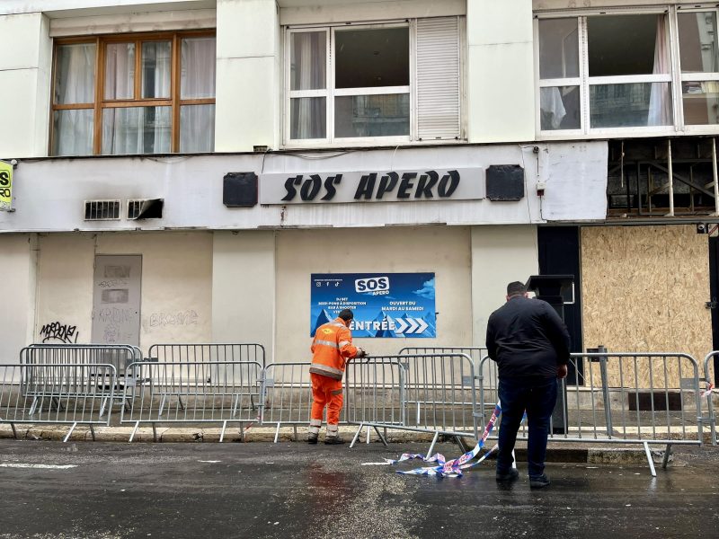 Incendie SOS Apéro, Grenoble © Muriel Beaudoing