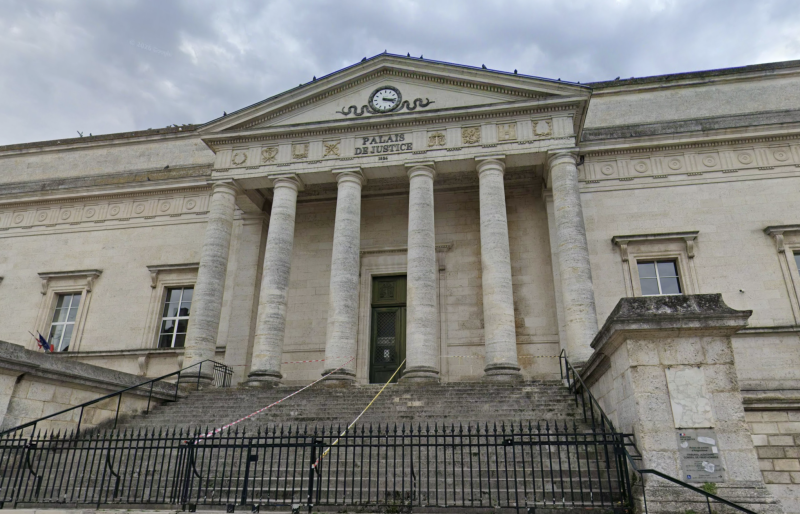 Les trois ex-rugbymen grenoblois de nouveau condamnés pour viol. Palais de Justice d'Angoulême. © Google Maps