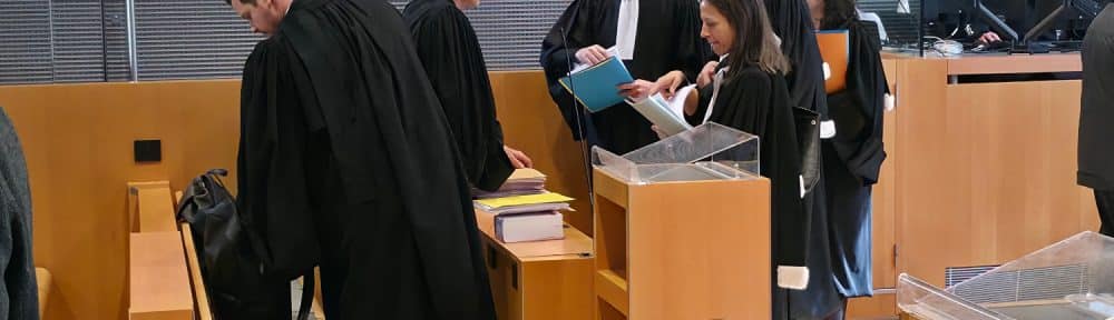 Procès des dirigeant de la SAS Carrière de La Rivière au tribunal correctionnel de Grenoble. © Joël Kermabon - Place Gre'net