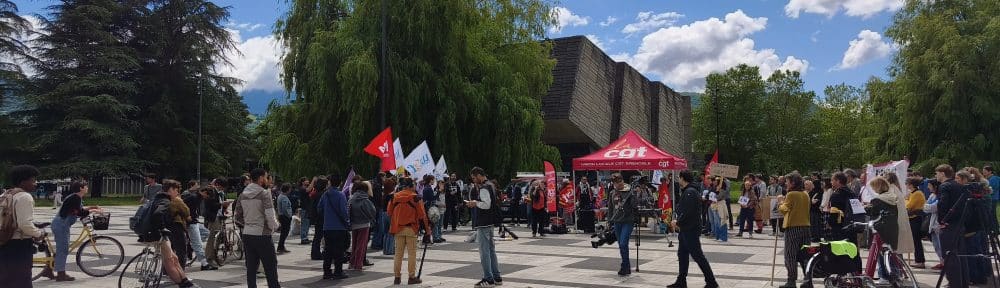 Parcoursup : l'Unef Grenoble dénonce (toujours) le dispositif et fustige "une sélection sociale, discriminatoire et raciste"