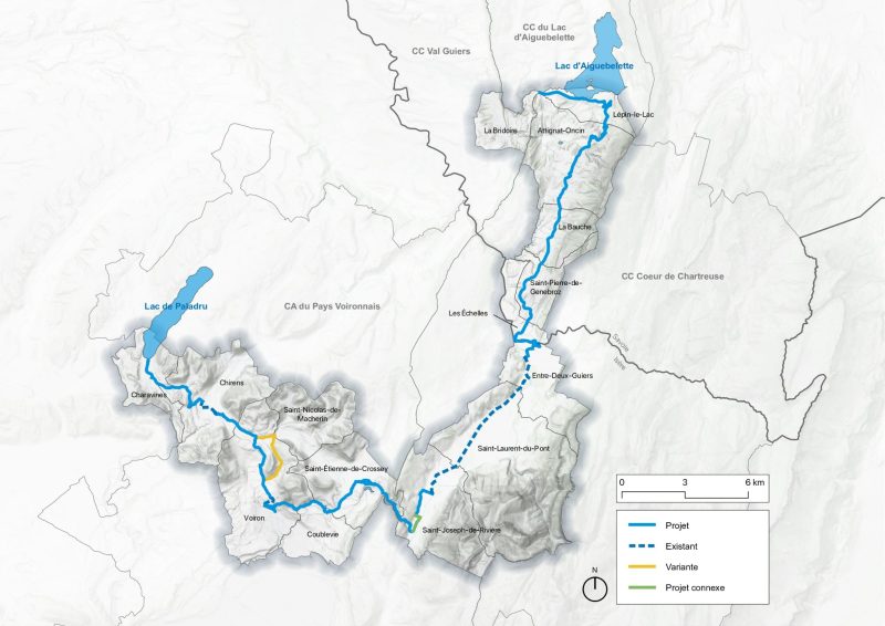 Véloroute Aiguebelette-Paladru : la concertation finit le 5 juin 2026